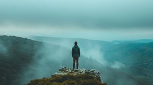 Zašto treba putovati – čovek koji razmišlja dok gleda u daljinu na putovanju