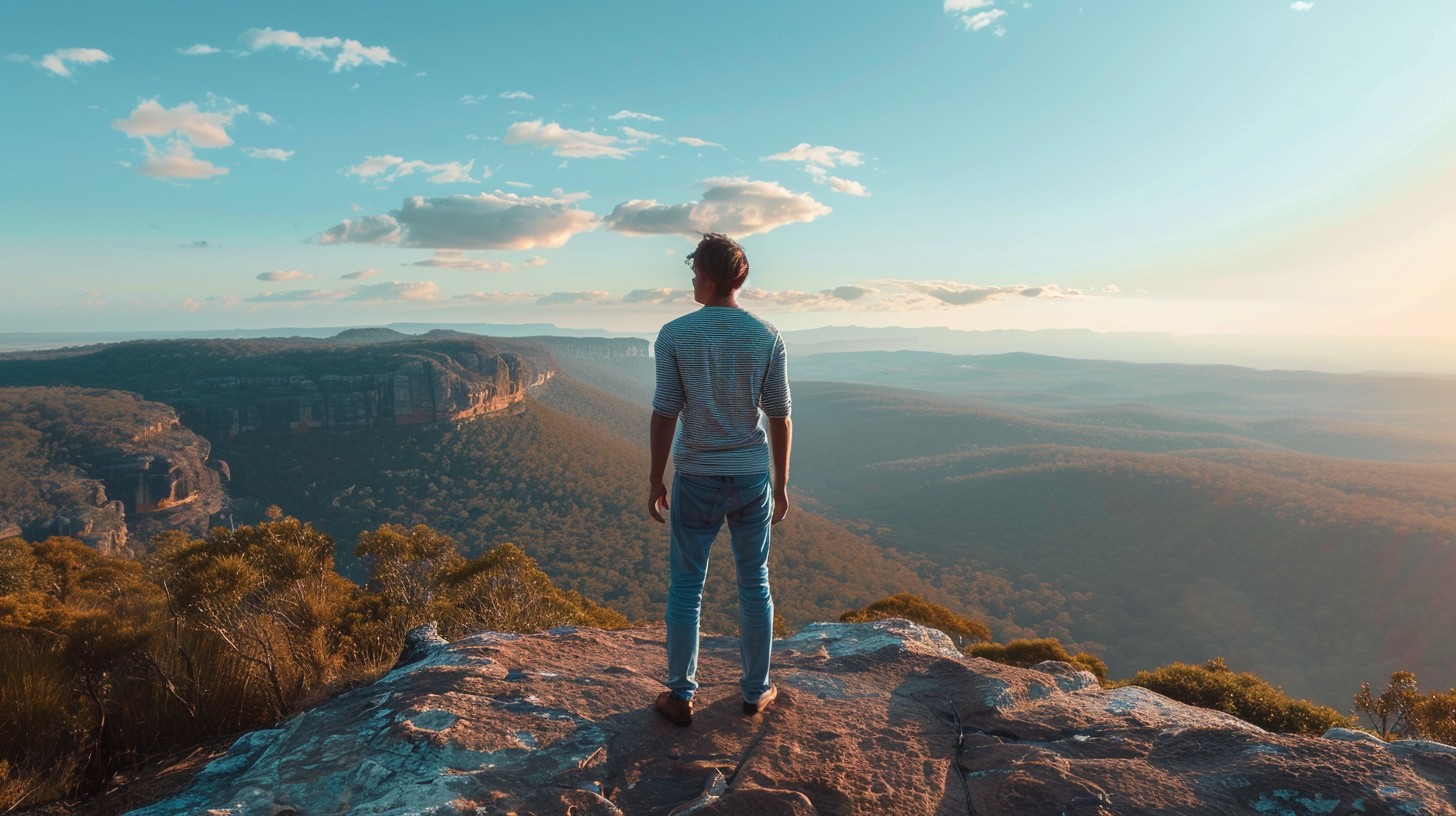 Zašto treba putovati – čovek koji razmišlja dok gleda u daljinu na putovanju